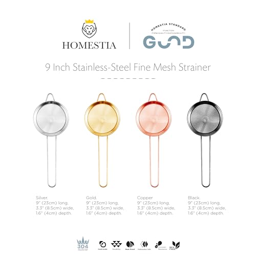 Homestia Fine Mesh Strainer Set