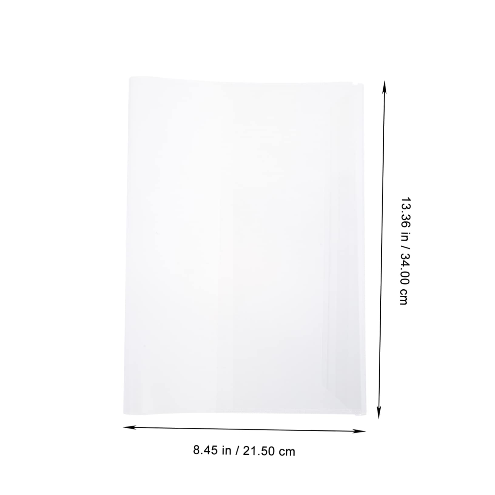 SHINEOFI 50pezzi Copertina Trasparente Per Libri Pz Protezione e Riutilizzabile Adatta Per Libri Di Testo e Quaderni Design Pvc Per Studenti