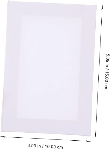 Miniatura 2 de EXCEART 10 juegos de caballete de pintura, caballete de exhibición, pequeño lienzo, madera, artista, dibujo, mini tableros, lienzos de pintura para