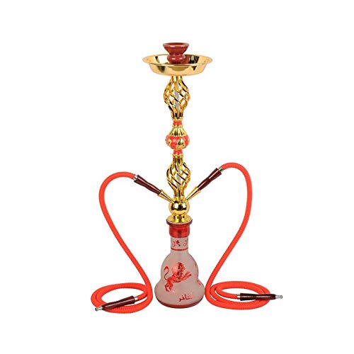Anyi Shisha-Rohr-Huka Bar Shisha Zubehör KTV Shisha Double Double Triple-Four (rot),L – Bild 3