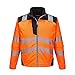 Portwest T402 Vision Reflective Hi-Vis Safety Softshell Waterproof Jacket ANSI