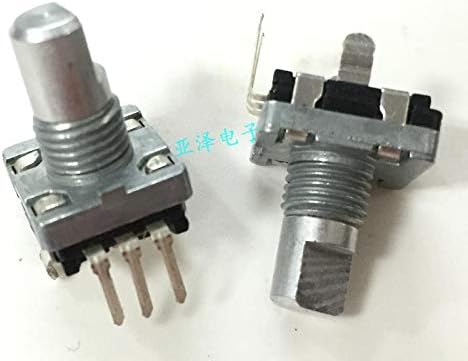5pcs Taiwan rising Wei EC11 encoder 20 positioning number 20, pulse half shaft length 12MM, without press switch 3 feet