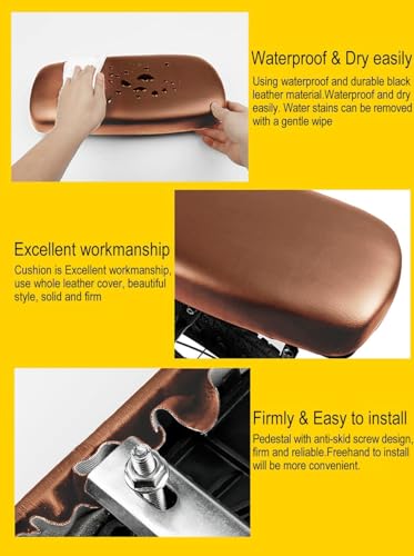 Topcabin Bicycle Manned Cushion Mountain Bike Back Shelf Seat Cushion Manned Comfortable Saddle Children Back Seat thumb #2