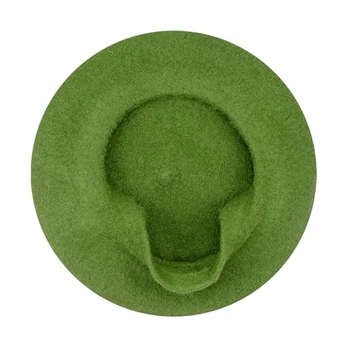 Image of Klong Women Wool Beret Hat French Style Solid Color