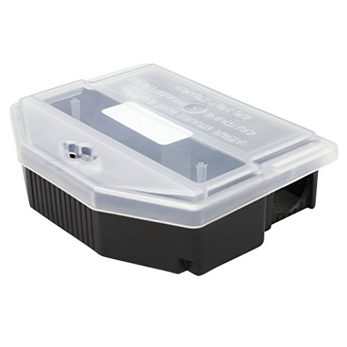 LIPHA TECH Aegis Mouse Bait Stations - Clear Lid, Case of 12