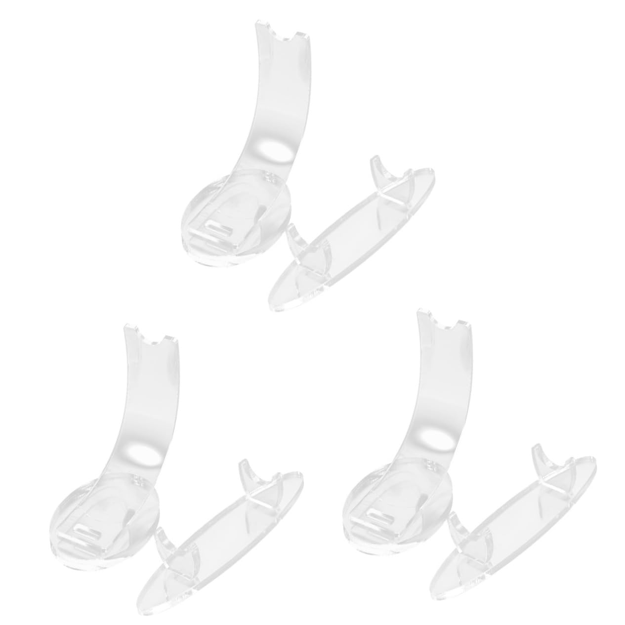 Support de stockage horizontal et vertical en acrylique pour 6 stylos de bureau