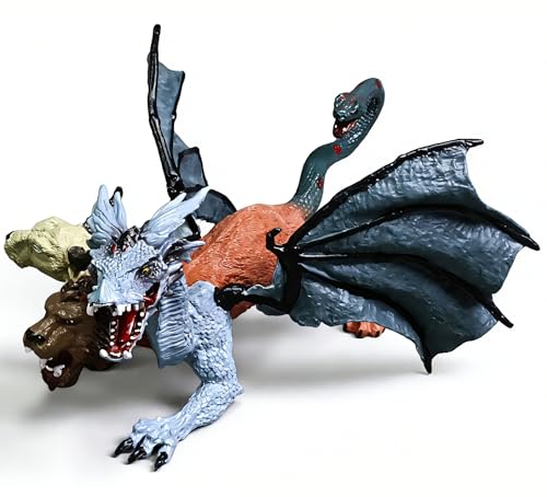 Image of SmilerSmile 7 inch Chimera Figurine Plastic Sea Creature Toy | Solid PVC Action Figure, Simulation Sea Animals, Educational Ocean Animal Model, Non-toxic Safe Bath Toy