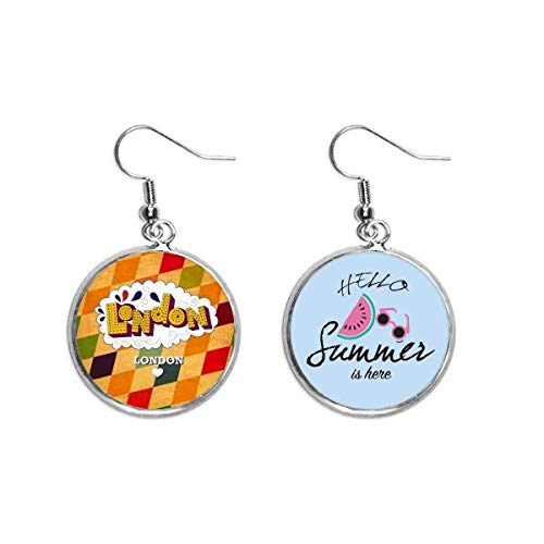 Pendientes de sandía estilo Love London para lucir en tus tardes de terraza