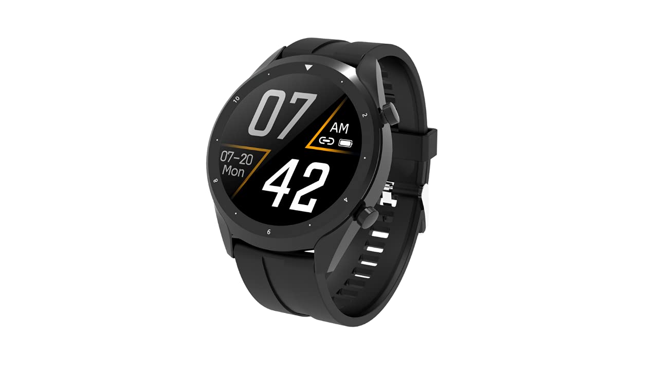 THE MOHRIM GT2 1.3 INCH SMART WATCH BLACK