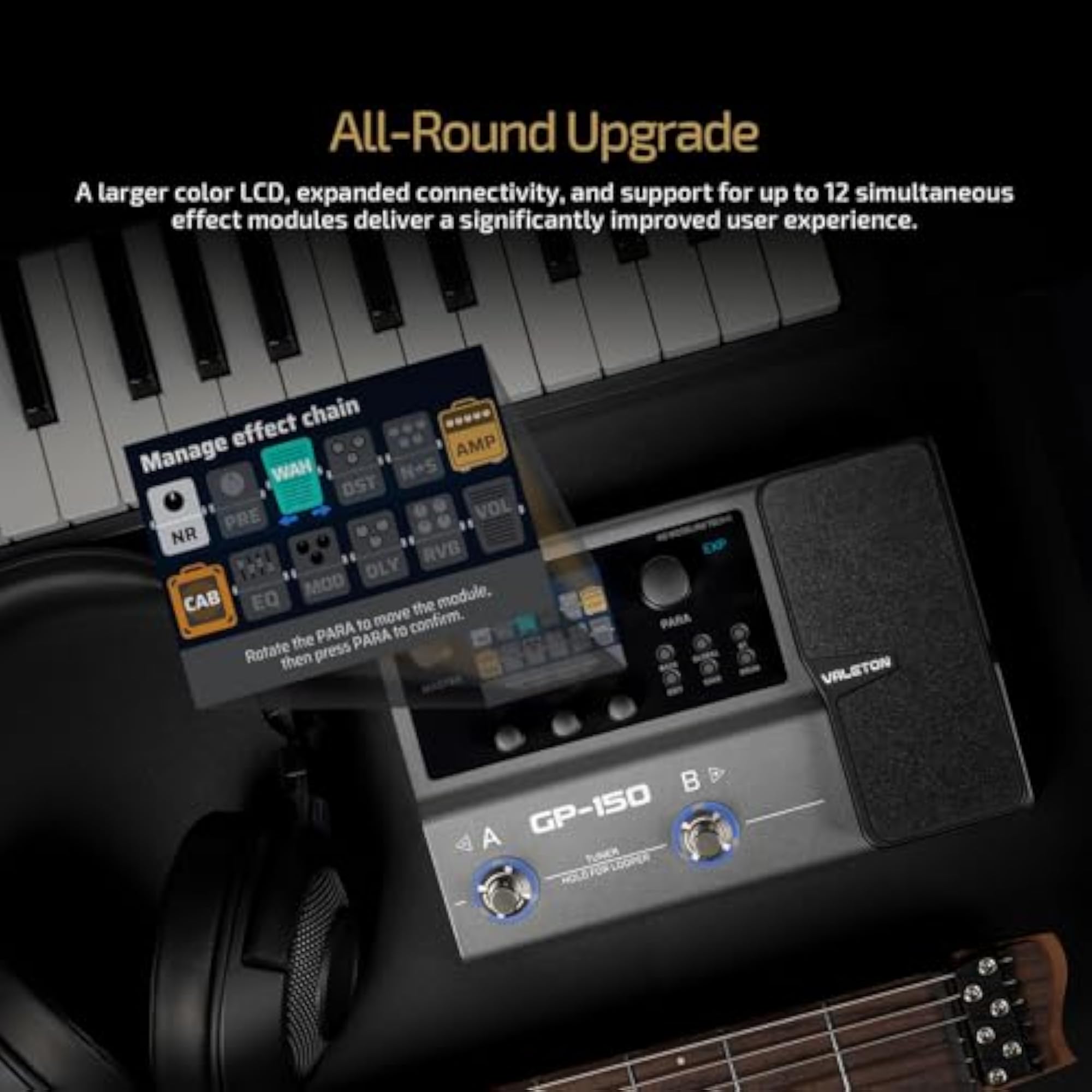 GP-150 Multi-Effects Guitar Processor with HD Modeling