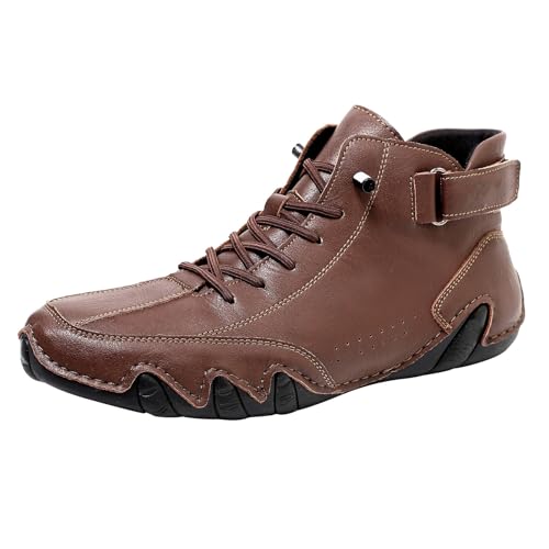 Barefoot Shoes - Zapatillas de piel para hombre, impermeables, talla 34-50, A011 White, talla 45 UE, Orthopaedic Trainers descalzo, para mujer, zapatos descalzos impermeables con cobre, 01 Wine, 45 EU