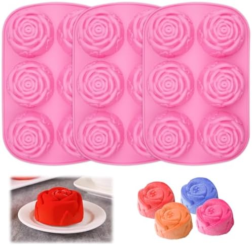 Stampo In Silicone Per Ciambelle | 2 Pezzi Da 4 Cavità | Per Cupcake, Muffin E Dolci | BPA Free - Foto 7