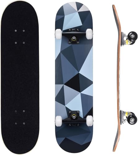 Skateboard double kick ERNAN robuste pour maîtriser vos premières figures
