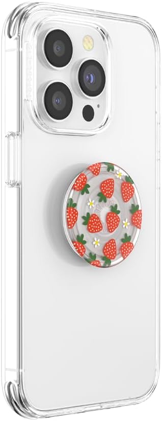 PopSockets Phone Grip with Expanding Kickstand, Adhesive Grip - Berries and Cream - Image 2