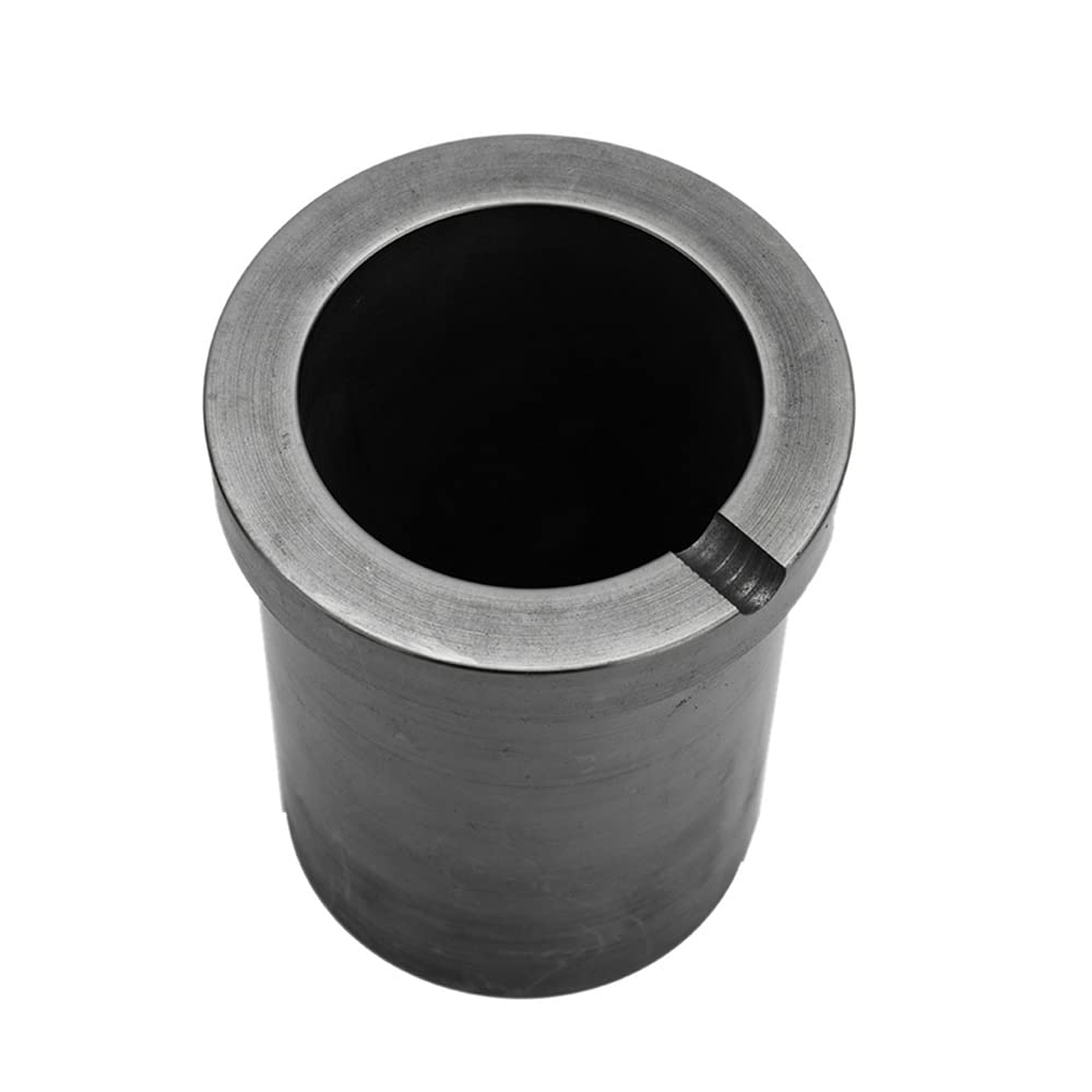 Crogiolo di grafite ad alta purezza, 1-4 kg, per metallo di fusione e metallo ad alta temperatura resistenza a coppa stampo in metallo (1 kg)