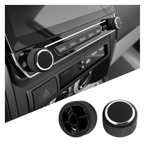 2PCS Car Volume Knob for Rear Audio Replacement,OEM#22912547 Rear Radio Knobs Replacement Buttons,Rears Volume Control Knob Cars Accessories Compatible with Buick Chevy GMC