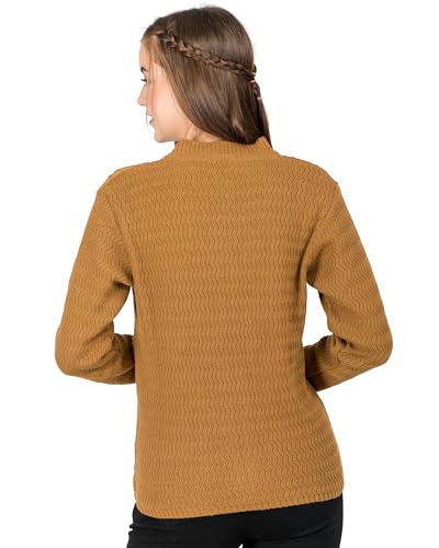 Image of Lady Willington Women Woolen V-Neck Self Design Cardigan Heavy Daffodil Fabric Cardigan Winter Wear Pure Wool Cardigans for Women Sweaters Long Cotty Fully Warm Cardigan Free Sizes