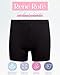 Rene Rofe Girls' Cartwheel Shorts - 4 Pack Dance Bike Shorts with Comfort 4-Way Stretch Play Shorts for Girls (Sizes: 6X-14), Size 6X, Black/Black/Black/Black