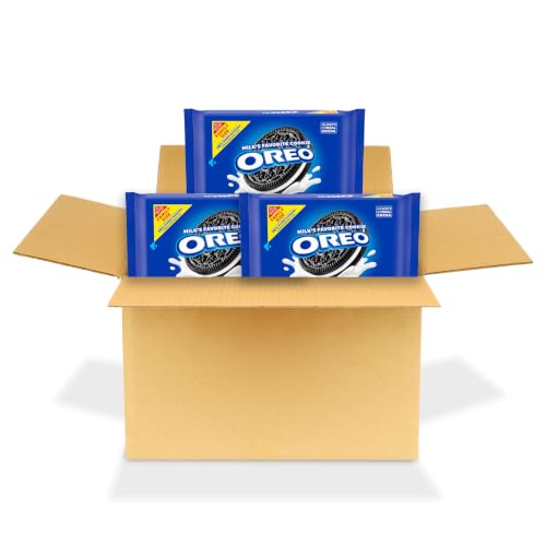 OREO Chocolate Sandwich Cookies, Family Size, 3 Packs