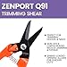 Zenport Q91-10PK of Pruners, Zen-Magic, Ultra Twig and Hoof Trimming Shear, Twin-Blade, 7.5-Inch Long, 10-Pack