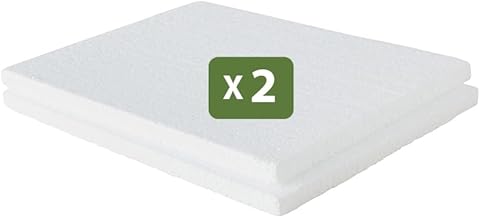Pack and Move - Lot 2 plaques polystyrène rectangulaires 39,5 x 29,5 x 2 cm - Bricolage, Modélisme, Création - Blanc - A4
