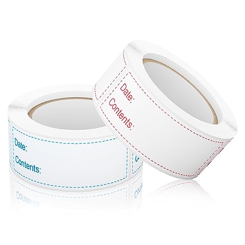 Comparison: Best Labels For Freezer Containers 6 300 Pcs Removable Freezer Labels for Food Containers 1 x 3, Risepekt Waterproof Food Storage Labels for Containers, Oil Resistant No-Residue Easy Clean for Kitchen Restaurants Grocery Stores Markets