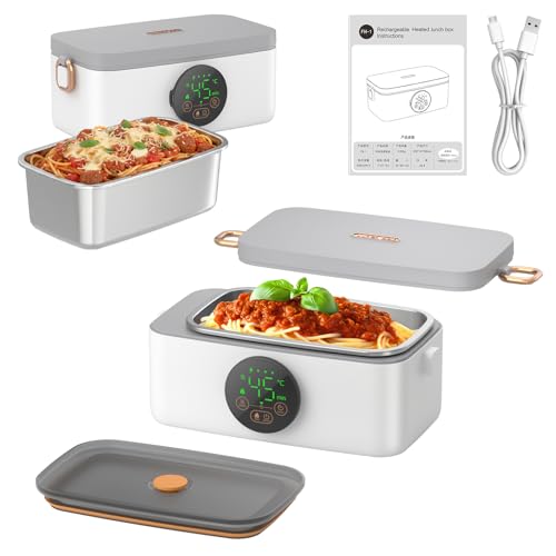 KLOMBIO Lunch Box Wireless Self-Heating