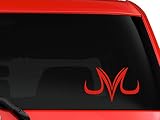 Vegeta Majin Car Truck SUV Car Truck Laptop Toolbox Wall Window Vinyl Decal Sticker Approximately 6 Inches Red