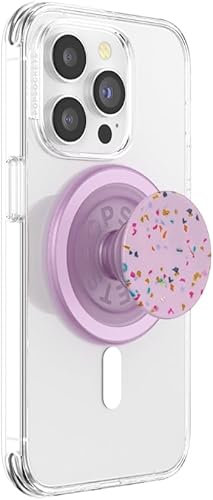 Miniatura 15 de PopSockets Agarre para teléfono con soporte expandible, agarre adhesivo, color rosa/arcilla mate