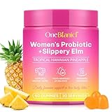 bnHUlMXw Feminine Probiotics Gummies,Vaginal Women Probiotic,Feminine Balance pH Gummies for Healthy Odor,Improve Immune,Support Vaginal Health,with Slippery Elm(60 Gummies)