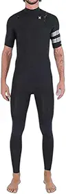 Long John Hurley Advantage 2/2MM Full Suit Manga Curta Preto