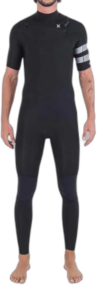 Long John Hurley Advantage 2/2MM Full Suit Manga Curta Preto