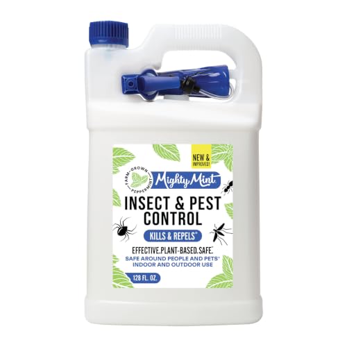 Mighty Mint Peppermint Oil Insect Repellent Spray, 1 Gallon (128 oz)