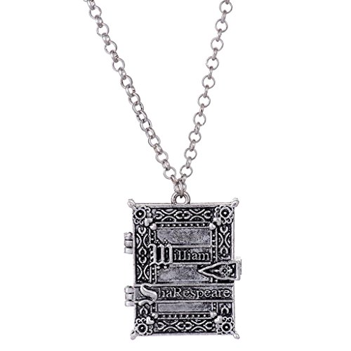 Preisvergleich Produktbild FLAMEER Retro Bilderrahmen Anhänger Medaillon Bildspeicher Öffnen Schließen Halskette Schmuck