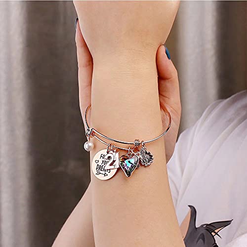 Image of Ursteel Birthday Gifts for Women Girls Bracelet, Birthday Charm Bracelets 10th 20th 30th 40th 50th 60th 70th 80th 90th Birthday Gift for Daughter, Sister, Friend, Teen Girls, Mom, Grandma