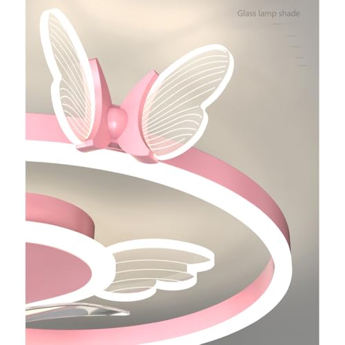 Brrskbk Butterfly Ceiling Fan With Light Pink Ceiling Fan thumb #5