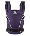 manduca First Marsupio Neonati > PureCotton Purple < Marsupio Ergonomico in Cotone Biologico, 3 Varianti da Portare (avanti, sulla schiena, sul fianco), per Neonati e Bambini de 3,5 a 20 kg (porpora)