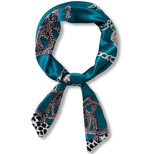 Fashion Head Scarf for Women Like Silk Satin Scarf for Hair Wrapping at Night Kerchief Square Scarf for 35 Inch