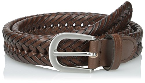 Wrangler Authentics Men's Authentics Belt, Chestnut Brown Braid, 42