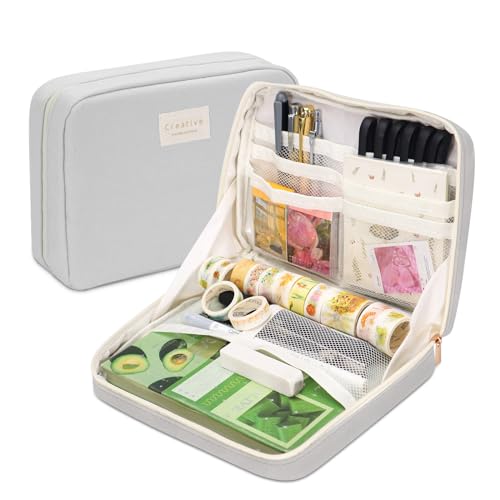 Organizer Pencil Pouch, Large Capacity Pencil Case, Multifunctional Pencil Bag, Aesthetic Durable Canvas Pencil Case, Suitable for School Boys Girls (Grey) Organizer Pencil Pouch, Large Capacity Pencil Case, Multifunctional Pencil Bag, Aesthetic Durable Canvas Pencil Case, Suitable for School Boys Girls (Grey)