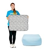 Yogibo Luxe Ottoman ヨギボー ラックス オットマン 専用カバー ライトグレー 洗い替え カバー 柄 模様