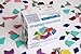 Math for Love 21st Century Pattern Blocks - Award Winning Wooden Blocks in Eight Shapes for Creative STEAM Play at Home or School