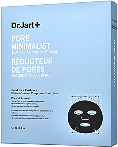 Dr.Jart+ Pore Minimalist Black Charcoal Sheet Mask (5 Sheets)