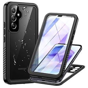 Cover per Samsung Galaxy A55, IP68, impermeabile, antiurto