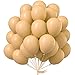 PartyWoo Nude Balloons, 50 pcs 12 Inch Beige Balloons, Apricot Balloons for Balloon Garland Arch as Party Decorations, Birthday Decorations, Wedding Decorations, Baby Shower Decorations, Nude-Y103