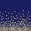 Gold Dot-navy Blue