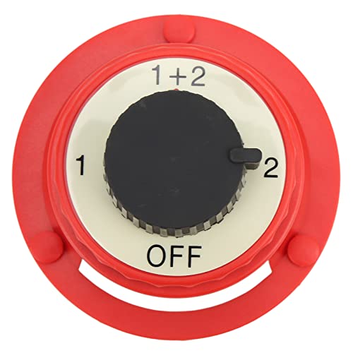 Interruptor de encendido/apagado de batería IP66 6-32V DC interruptor de batería seguro marino impermeable para yate RV Cover