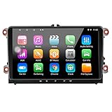 【Spiegel für Smartphone spiegeln】 Kompatibel mit Android und IOS, spiegeln Sie Ihr Smartphone über USB oder WIFI auf dem 9-Zoll-Autoradio-Bildschirm. Wenn Sie Apps auf einem großen Bildschirm verwenden, erhalten Sie eine bessere Erfahrung. Unterstützt Dual Control.
