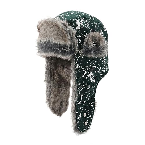 [�j���[�G��] newera �g���b�p�[ �t���C�g�L���b�v The Trapper 14111647 NER34C4403 �_�[�N�O���[�� �� XL Splash Paint ONSPOTZ�ʒ� �����Y ���f�B�[�X �X�q �傫���������T�C�Y �v���[���g�M�t