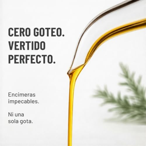 Miniatura 2 de Olietta - Boquilla De Repuesto Para Botella De Aceite De Oliva De Vidrio Borosilicato - Compatible Con Vertedores De Aceite De 500 Ml, 250 Ml Y 125 Ml